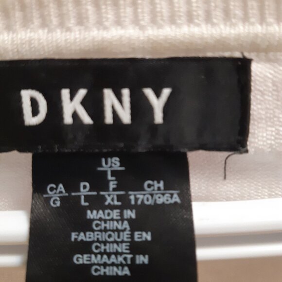 DKNY Block color long sleeve sweater SIZE L - Picture 5 of 10